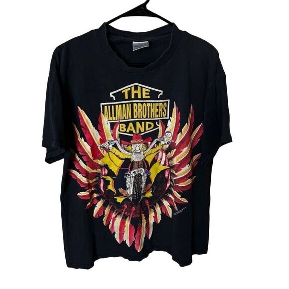 VTG 1992 The Allman Brothers Band Tour T Shirt Large - Picture 1 of 6